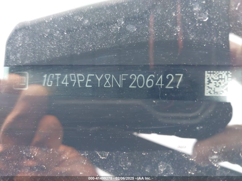 2022 GMC Sierra - 1GT49PEY8NF206427