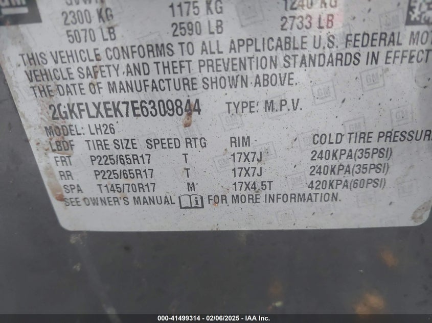 2014 GMC TERRAIN SLT-1 - 2GKFLXEK7E6309844