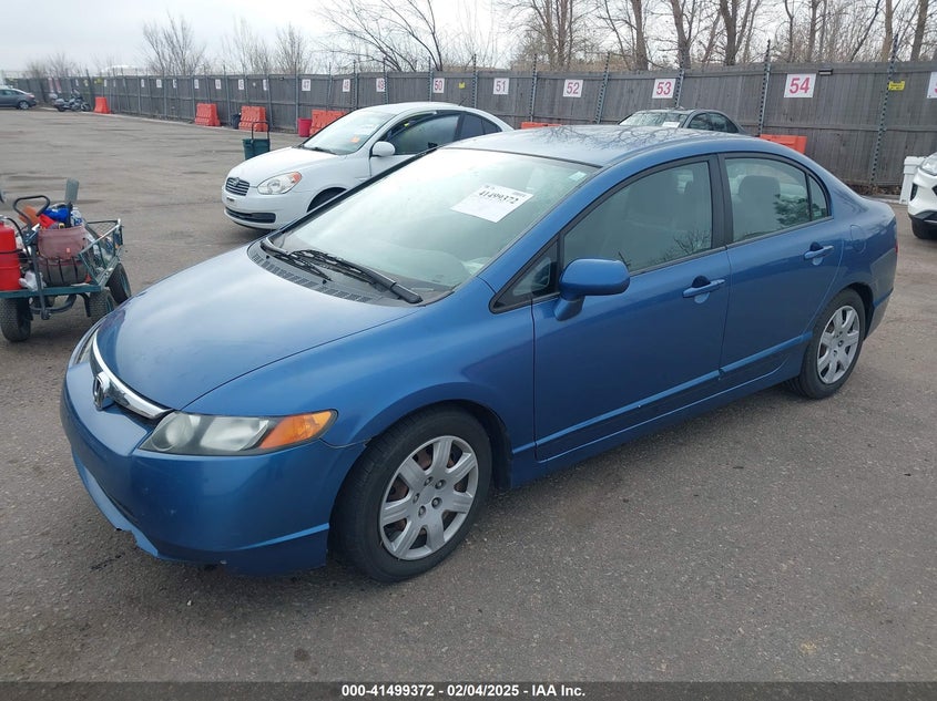2007 HONDA CIVIC VIN: 1HGFA16597L101760