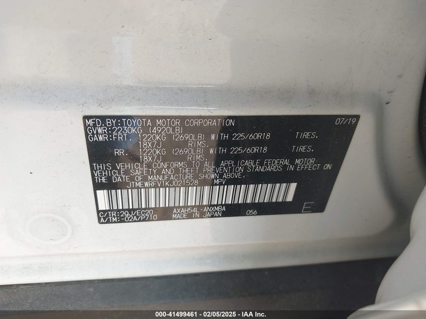 2019 TOYOTA RAV4 HYBRID XSE - JTMEWRFV1KJ021528