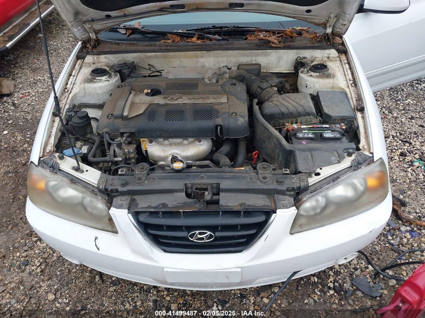 2006 HYUNDAI ELANTRA VIN: KMHDN46D56U298725