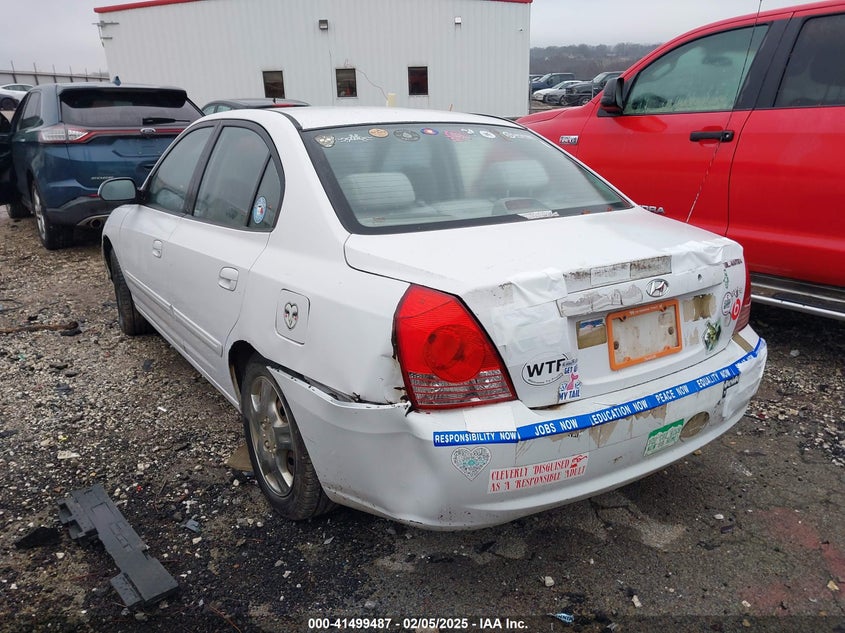 2006 HYUNDAI ELANTRA VIN: KMHDN46D56U298725