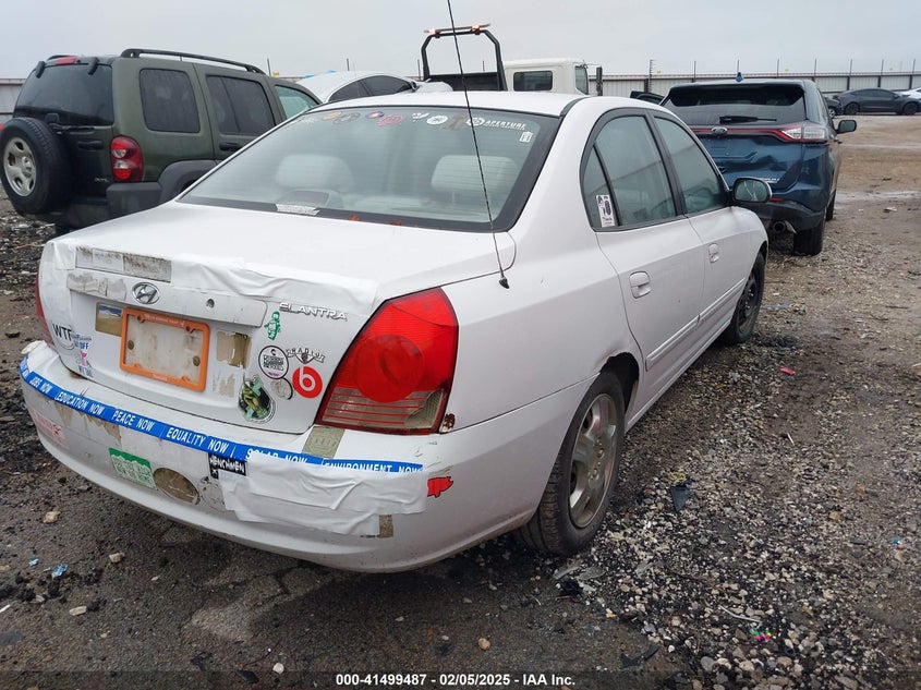 2006 HYUNDAI ELANTRA VIN: KMHDN46D56U298725