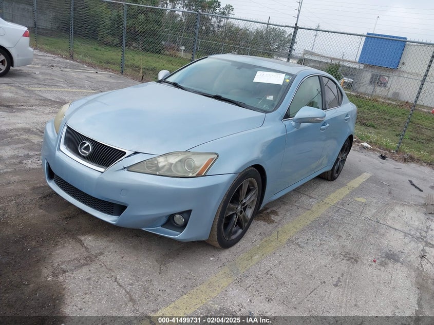 2012 LEXUS IS VIN: JTHBF5C21C5177504