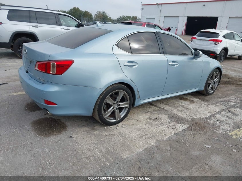 2012 LEXUS IS VIN: JTHBF5C21C5177504