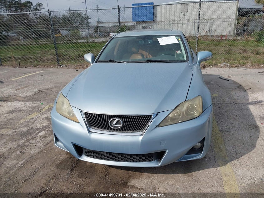 2012 LEXUS IS VIN: JTHBF5C21C5177504
