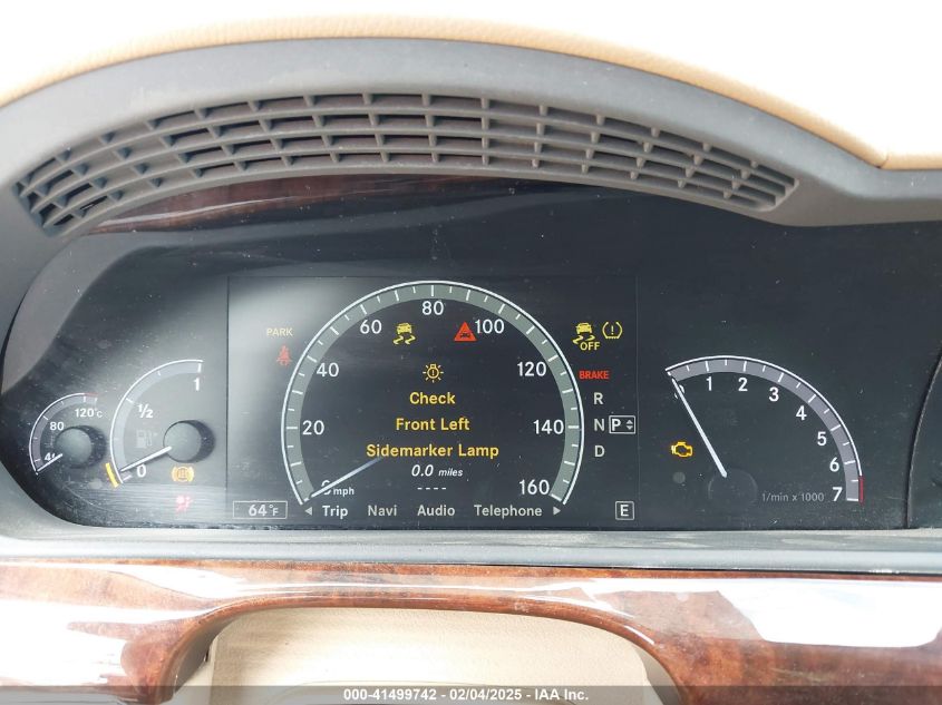 2012 Mercedes-Benz S 550 VIN: WDDNG7DB0CA421520 Lot: 41499742