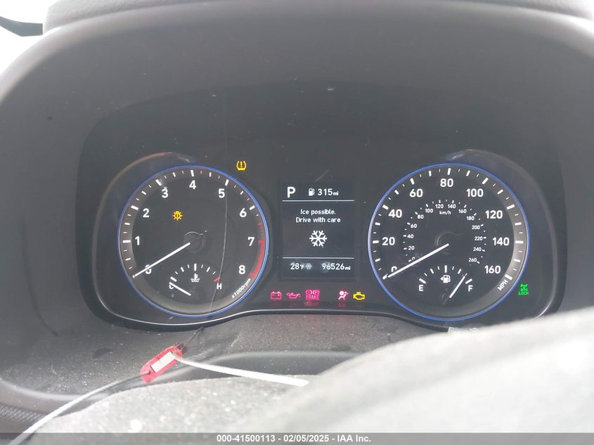 2019 Hyundai Kona Se VIN: KM8K1CAA2KU331393 Lot: 41500113