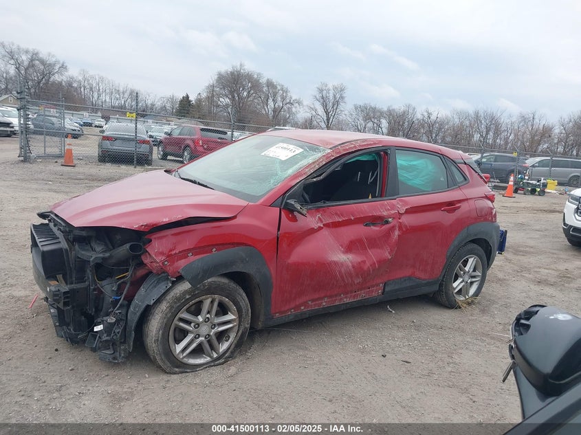 2019 Hyundai Kona Se VIN: KM8K1CAA2KU331393 Lot: 41500113