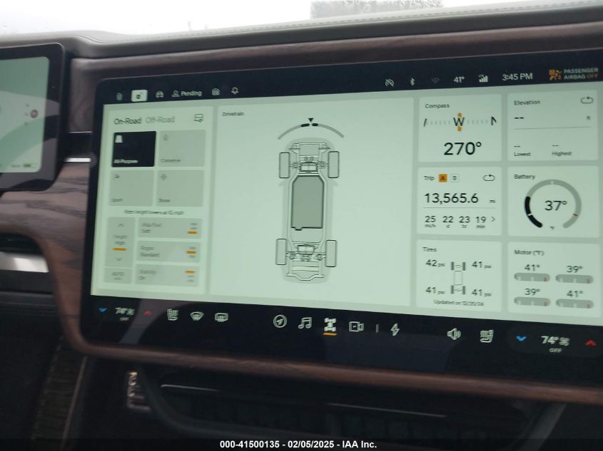 2022 Rivian R1T Adventure VIN: 7FCTGAAA7NN016514 Lot: 41500135