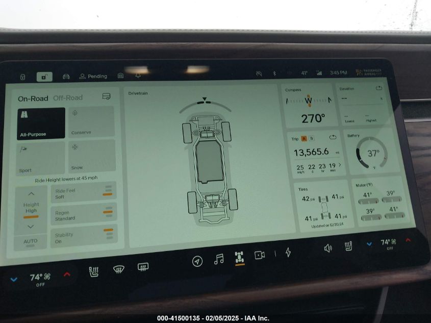 2022 Rivian R1T Adventure VIN: 7FCTGAAA7NN016514 Lot: 41500135