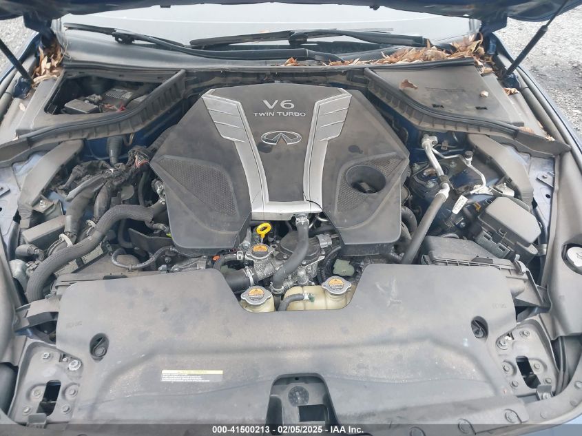 2017 Infiniti Q60 3.0T Red Sport 400 VIN: JN1FV7EKXHM610963 Lot: 41500213