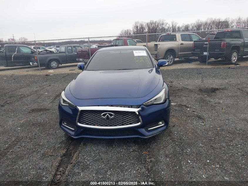 2017 Infiniti Q60 3.0T Red Sport 400 VIN: JN1FV7EKXHM610963 Lot: 41500213