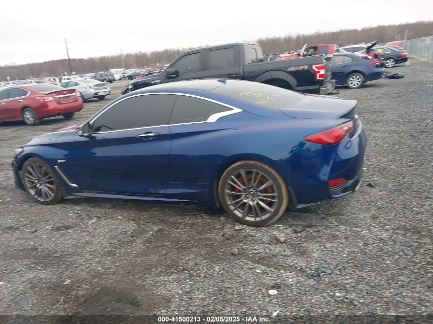 2017 Infiniti Q60 3.0T Red Sport 400 VIN: JN1FV7EKXHM610963 Lot: 41500213