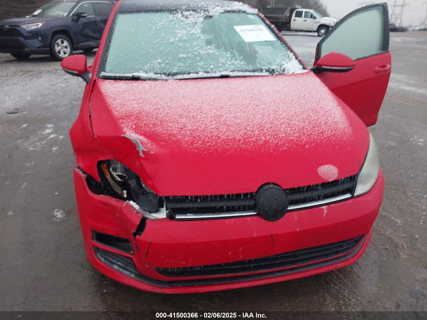 2015 VOLKSWAGEN GOLF TSI SE 4-DOOR - 3VW217AU7FM000953