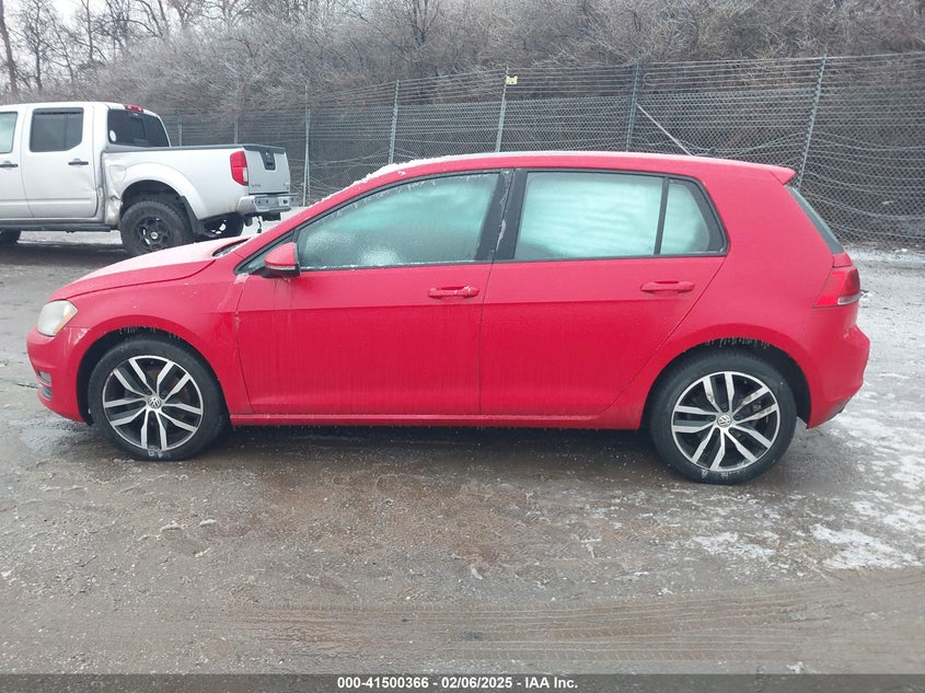 2015 VOLKSWAGEN GOLF TSI SE 4-DOOR - 3VW217AU7FM000953