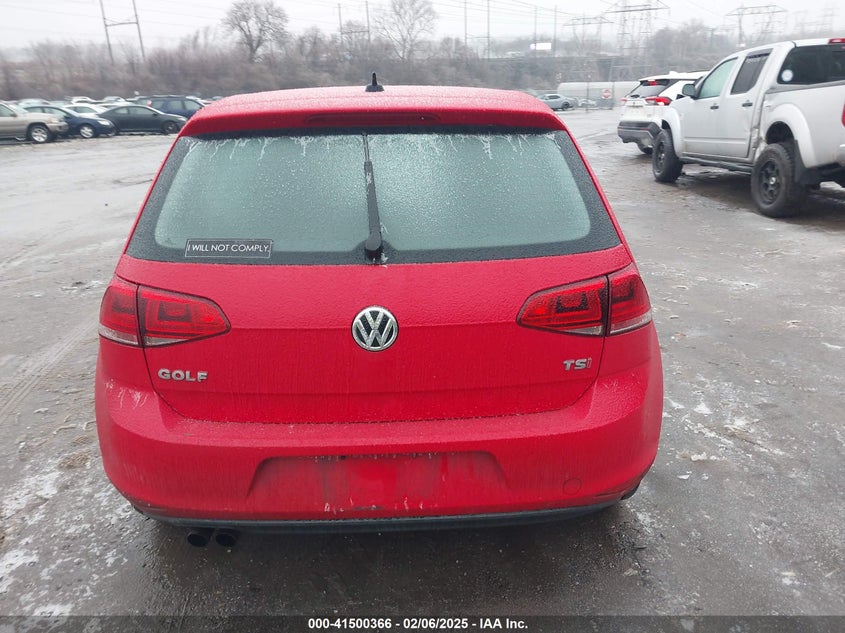 2015 VOLKSWAGEN GOLF TSI SE 4-DOOR - 3VW217AU7FM000953