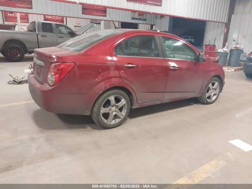Vin: 1g1je5sh8c4203536, lot: 41991362, chevrolet sonic 2lz 20124