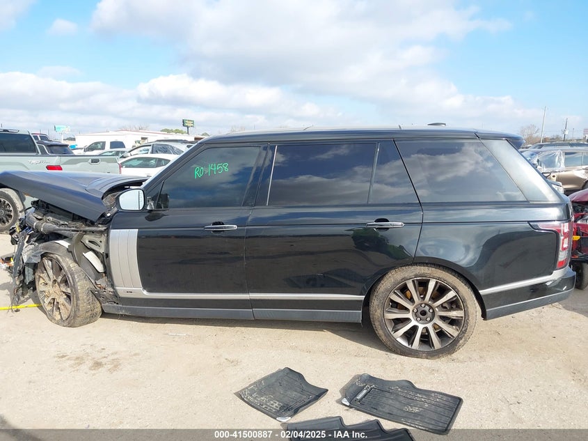 2014 LAND ROVER RANGE ROVER VIN: SALGV3TF7EA195297