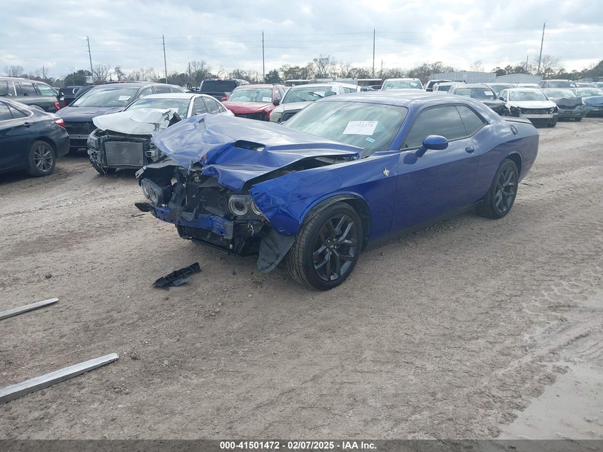 Vin: 2c3cdzag7nh187844, lot: 41992131, dodge challenger sxt 20222