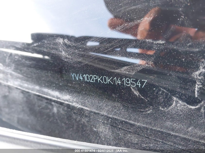 2019 VOLVO XC90 VIN: YV4102PK0K1419547