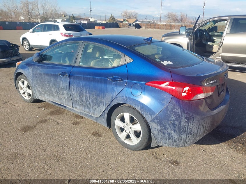 2013 HYUNDAI ELANTRA VIN: KMHDH4AE6DU871961