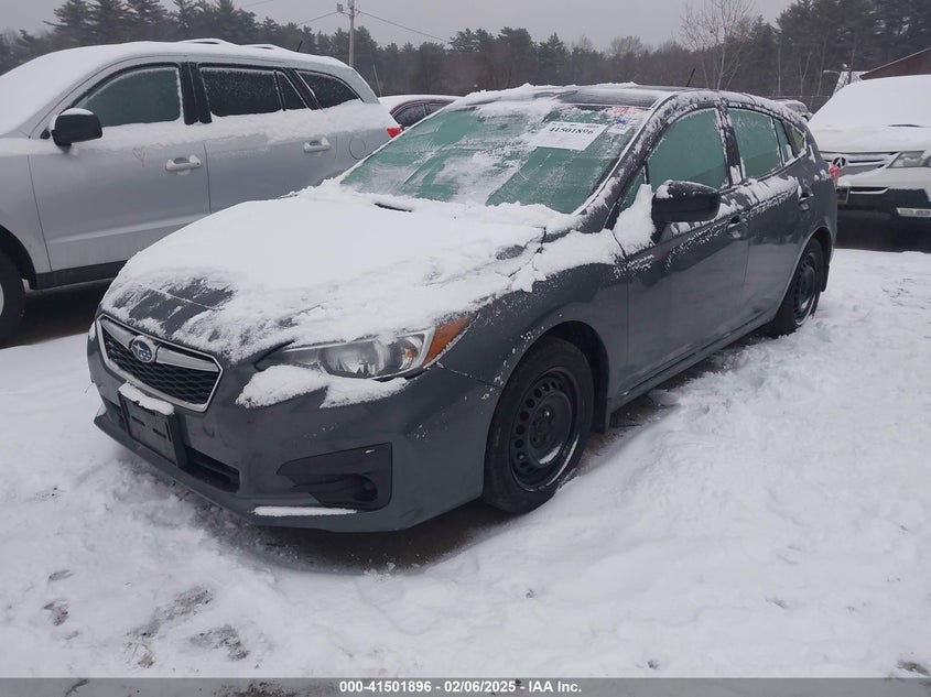 2018 SUBARU IMPREZA VIN: 4S3GTAA6XJ3744543
