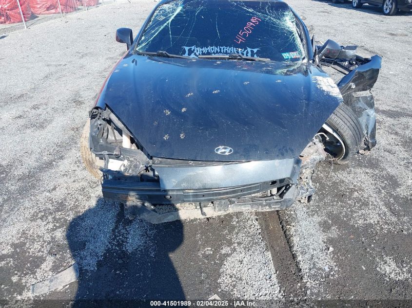 2008 Hyundai Tiburon Gt/Gt Limited/Se VIN: KMHHN66F08U295331 Lot: 41501989