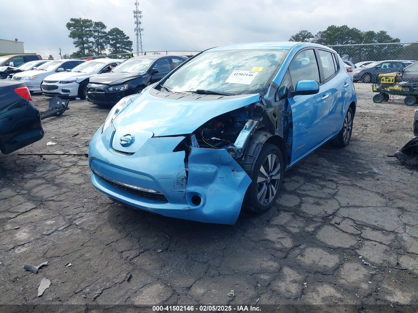 2015 NISSAN LEAF SL - 1N4AZ0CP0FC317325