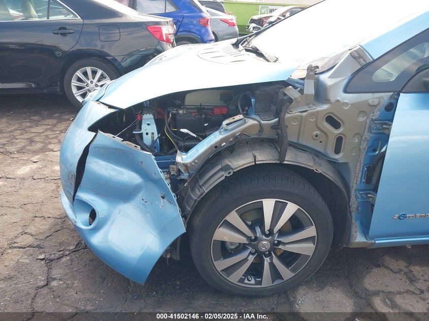 2015 NISSAN LEAF SL - 1N4AZ0CP0FC317325