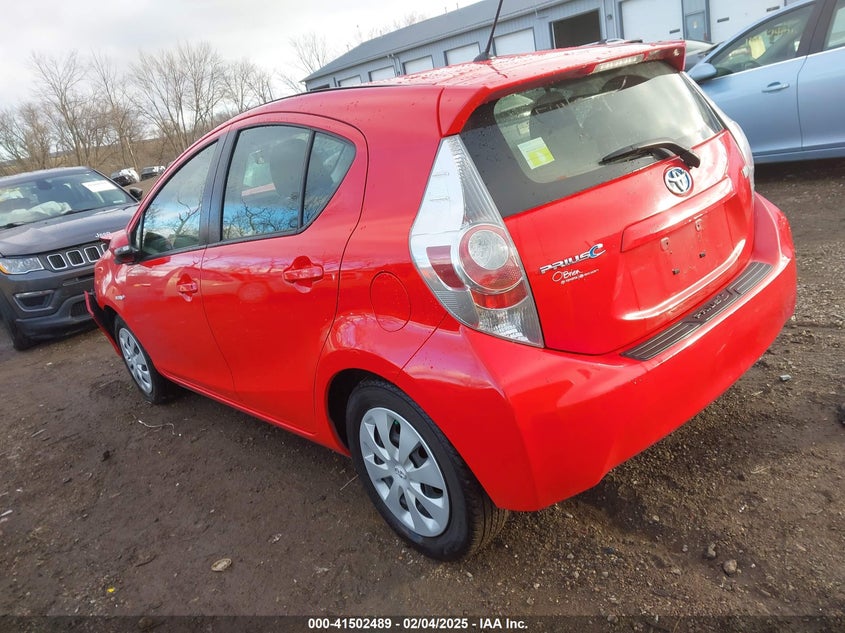 2013 TOYOTA PRIUS C VIN: JTDKDTB39D1544809