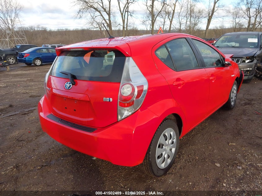 2013 TOYOTA PRIUS C VIN: JTDKDTB39D1544809