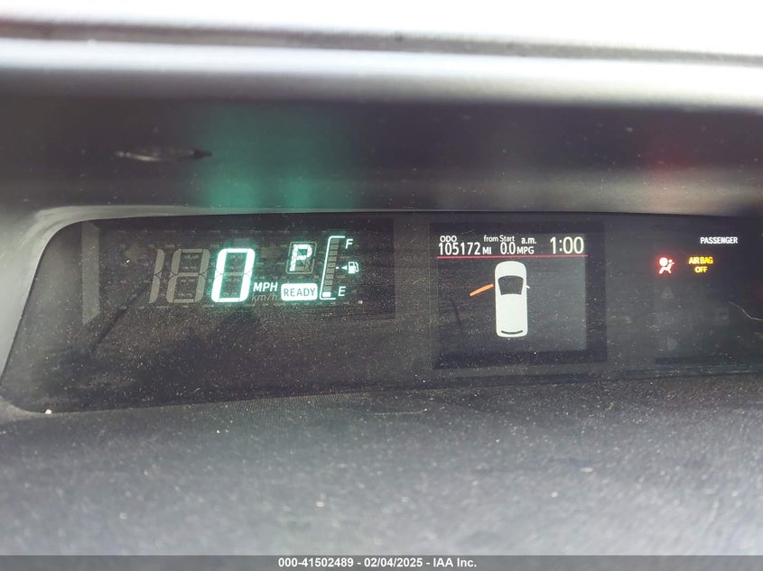 2013 TOYOTA PRIUS C VIN: JTDKDTB39D1544809