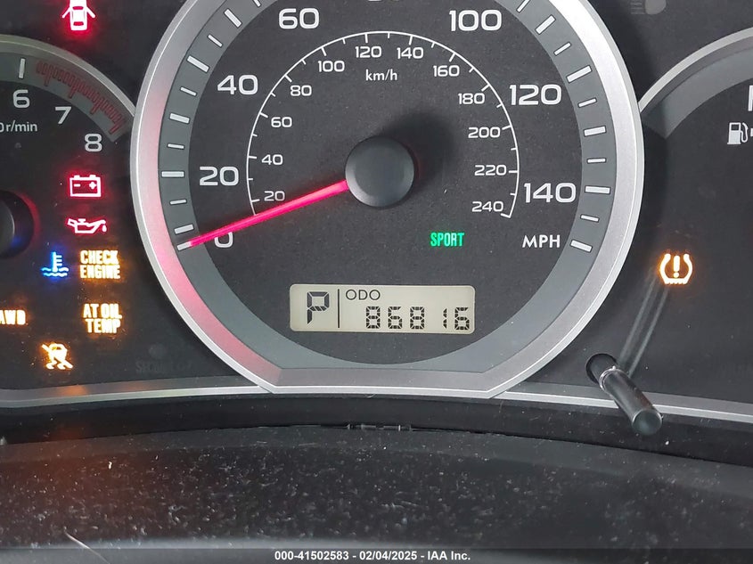 2011 SUBARU IMPREZA OUTBACK SPORT VIN: JF1GH6D66BH826662