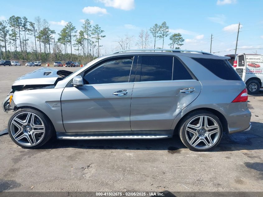 2013 Mercedes-Benz Ml 63 Amg 4Matic VIN: 4JGDA7EB9DA155725 Lot: 41502675