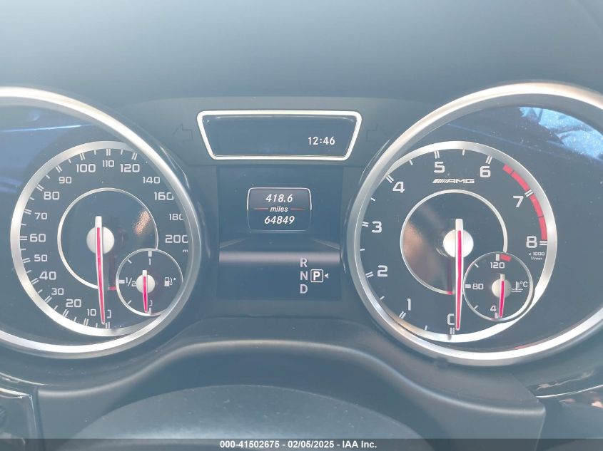 2013 Mercedes-Benz Ml 63 Amg 4Matic VIN: 4JGDA7EB9DA155725 Lot: 41502675