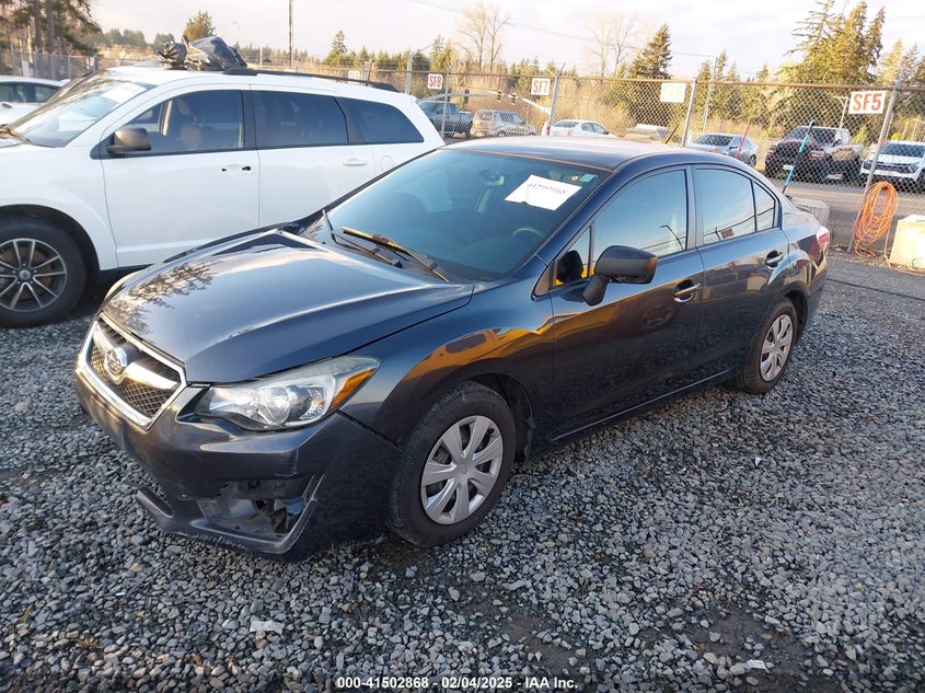2015 SUBARU IMPREZA VIN: JF1GJAA67FH012652