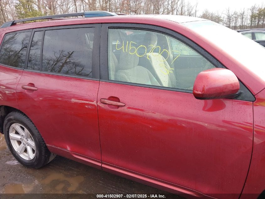 2009 Toyota Highlander VIN: JTEES41A692150447 Lot: 41502907