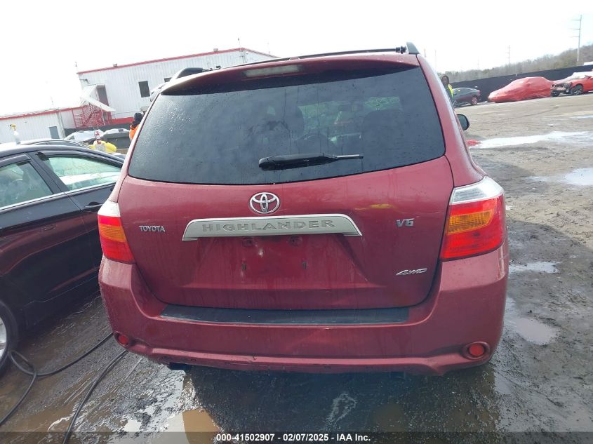 2009 Toyota Highlander VIN: JTEES41A692150447 Lot: 41502907