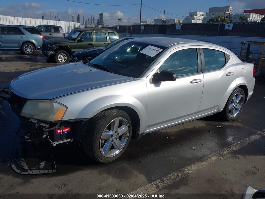 2011 DODGE AVENGER VIN: 1B3BD4FBXBN591829