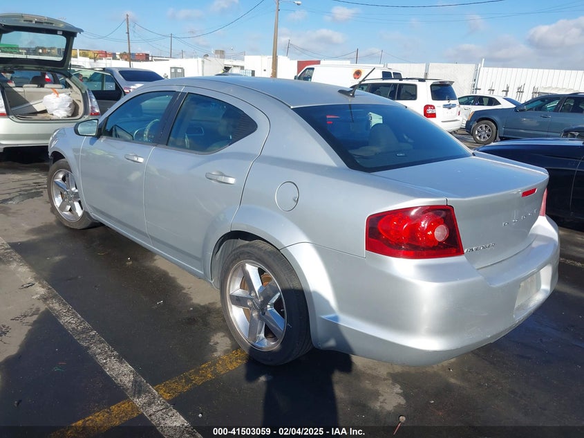 2011 DODGE AVENGER VIN: 1B3BD4FBXBN591829