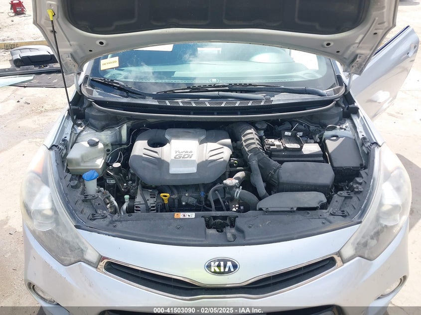 2016 KIA FORTE KOUP VIN: KNAFZ6A37G5576416