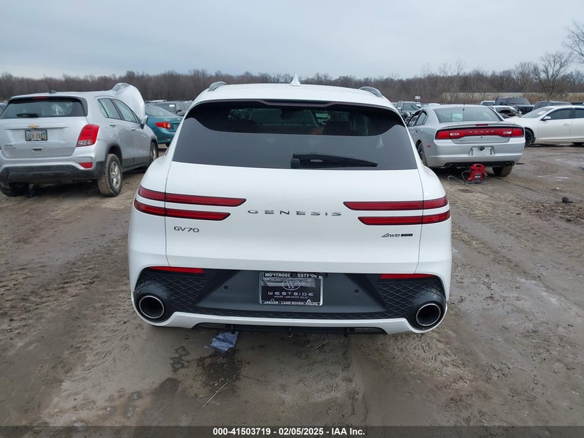 2022 Genesis Gv70 3.5T Awd Sport VIN: KMUMCDTCXNU015768 Lot: 41503719