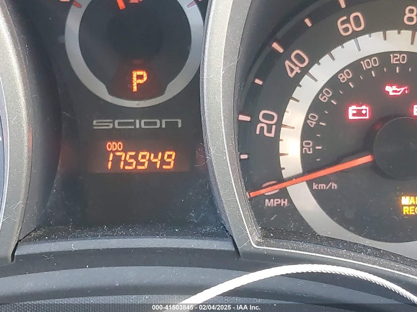 2012 SCION TC VIN: JTKJF5C77C3022761