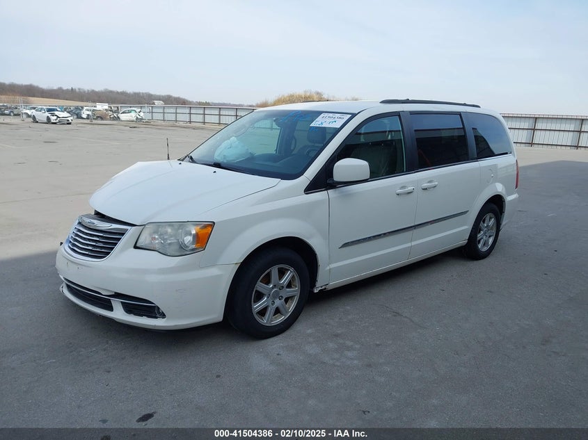 Vin: 2c4rc1bg5cr293242, lot: 41995045, chrysler town & country touring 20122