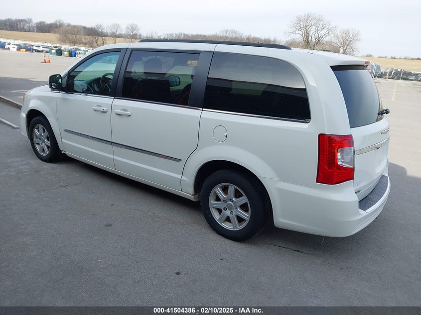 Vin: 2c4rc1bg5cr293242, lot: 41995045, chrysler town & country touring 20123