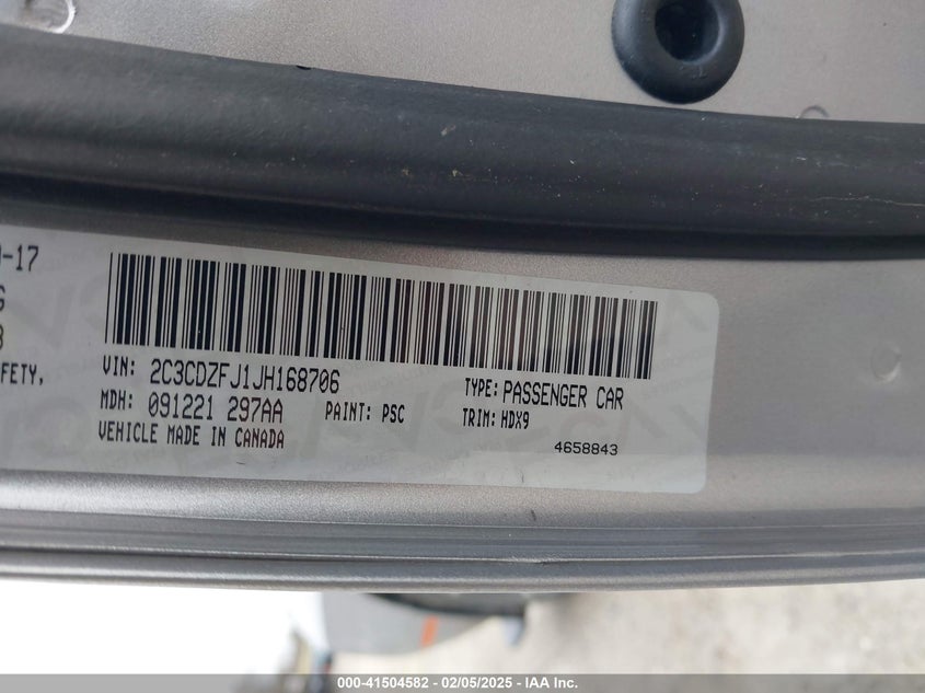 2018 DODGE CHALLENGER 392 HEMI SCAT PACK SHAKER - 2C3CDZFJ1JH168706