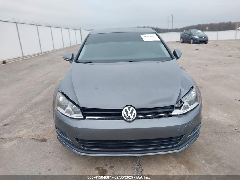 2016 VOLKSWAGEN GOLF TSI S 4-DOOR - 3VW217AUXGM019725