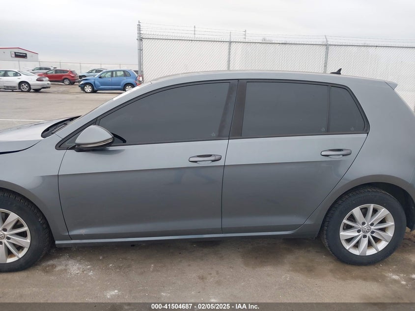 2016 VOLKSWAGEN GOLF TSI S 4-DOOR - 3VW217AUXGM019725