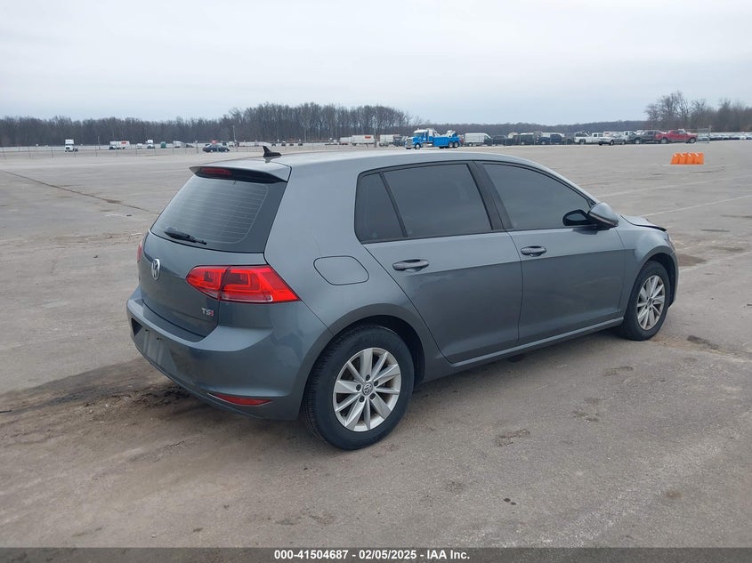 2016 VOLKSWAGEN GOLF TSI S 4-DOOR - 3VW217AUXGM019725